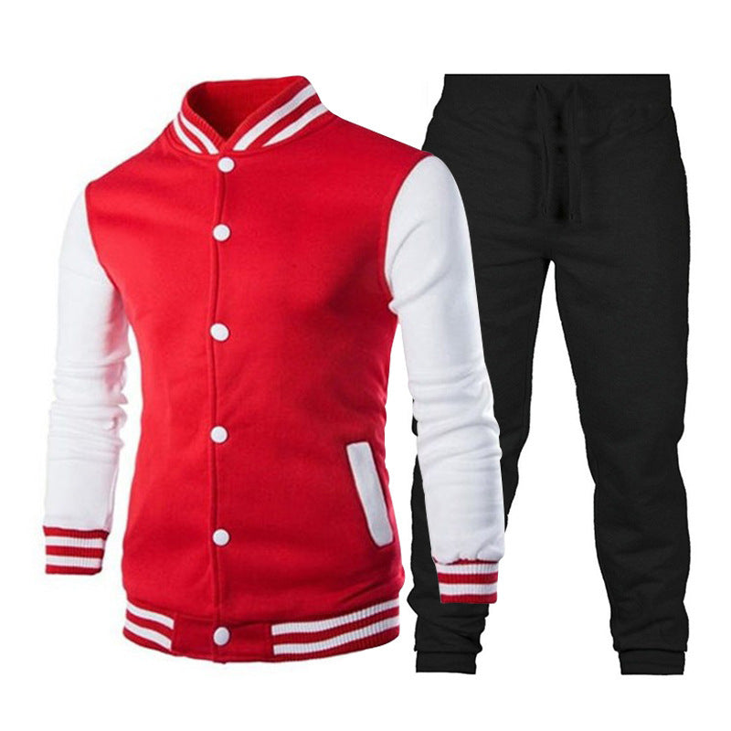 Men's sports training suit with jacket and jogger pants Lune London