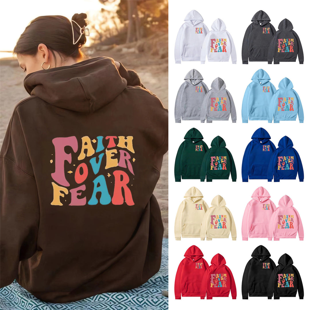 Ladies hoodie with unique graphic display Lune London