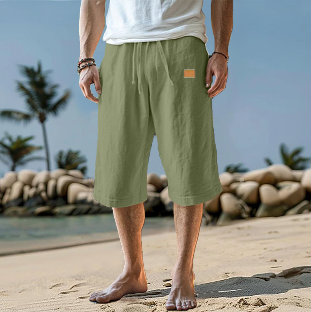 Casual pants for men with elastic waistband and practical side pockets Lune London