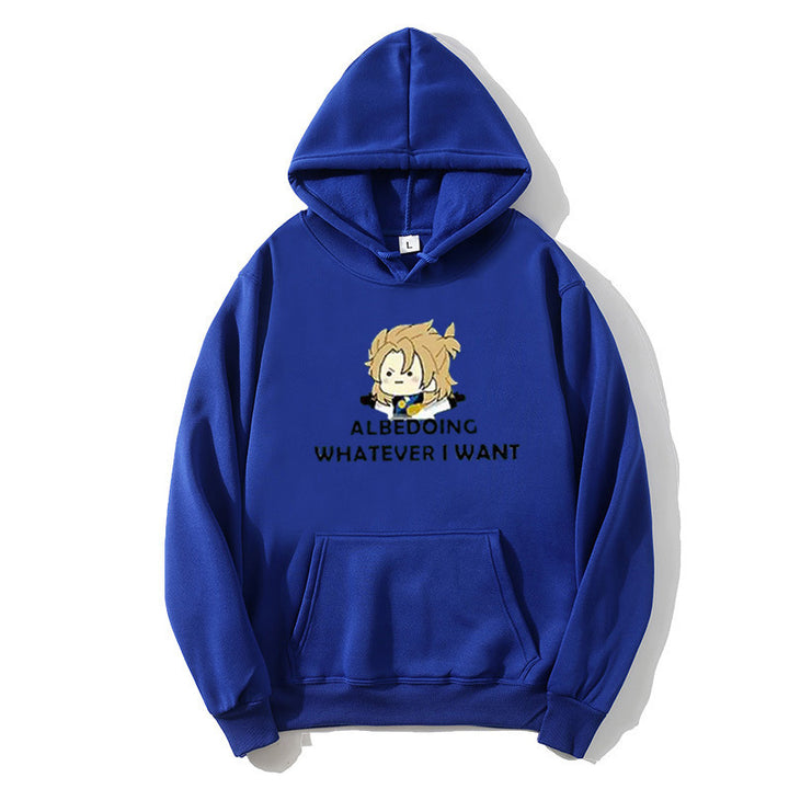 Women’s hoodie with artistic graphic design and motivating lettering Chic & Stil