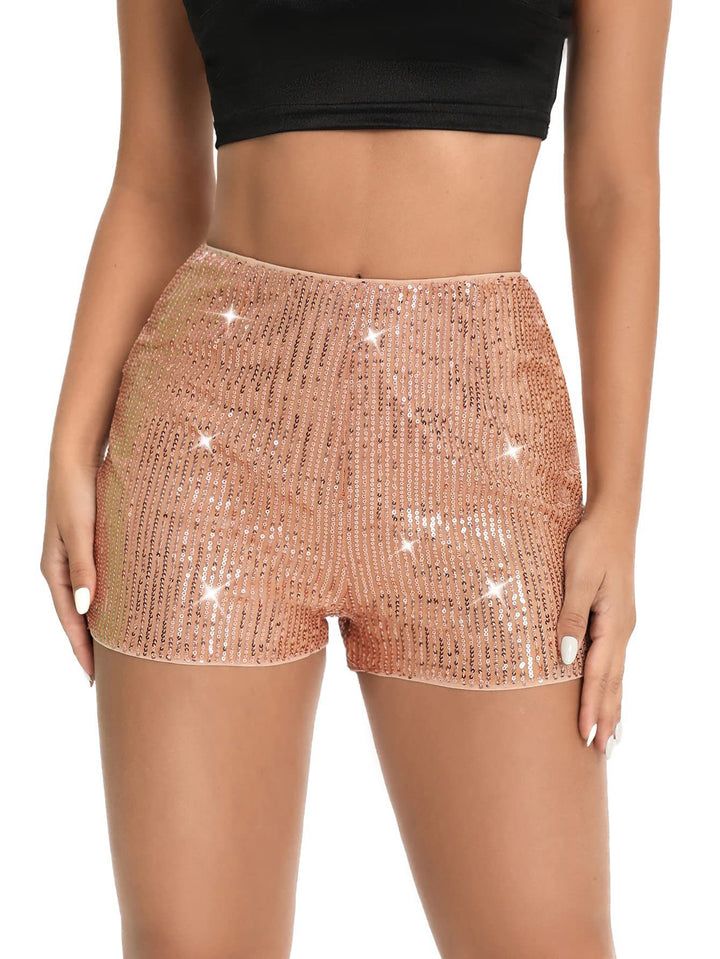 Women glamorous sequin shorts Lune London