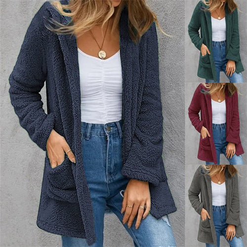 Lune London women's open fleece coat