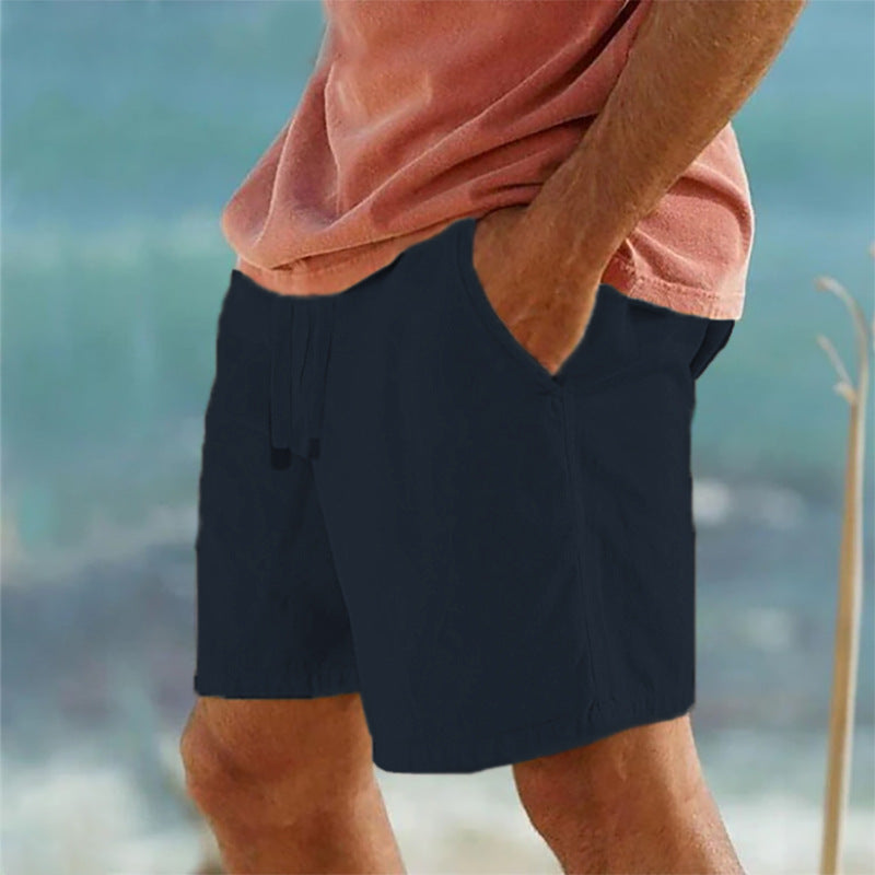 Shorts de bain pratiques pour hommes avec taille élastique et poches latérales Lune London