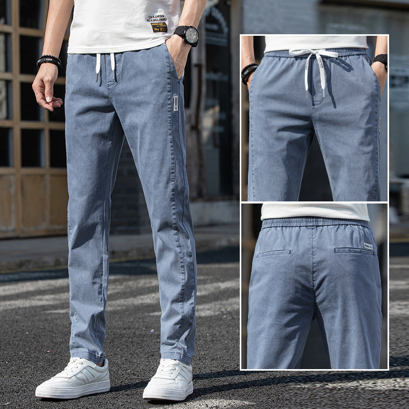Pantalon utilitaire décontracté pour hommes avec taille réglable Lune London