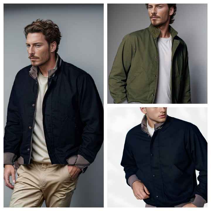 Casual jacket for men with functional pockets and modern collar Lune London