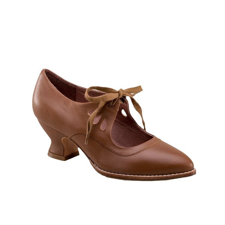 Elegant lace-up shoes for women with modern opening and classic design Lune London