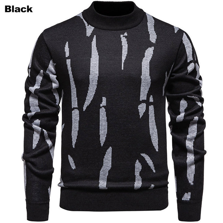 Chic and stylish graphic pattern sweater for men