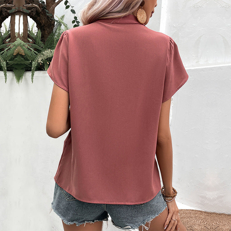 Lune London puff sleeve leisure blouse for women