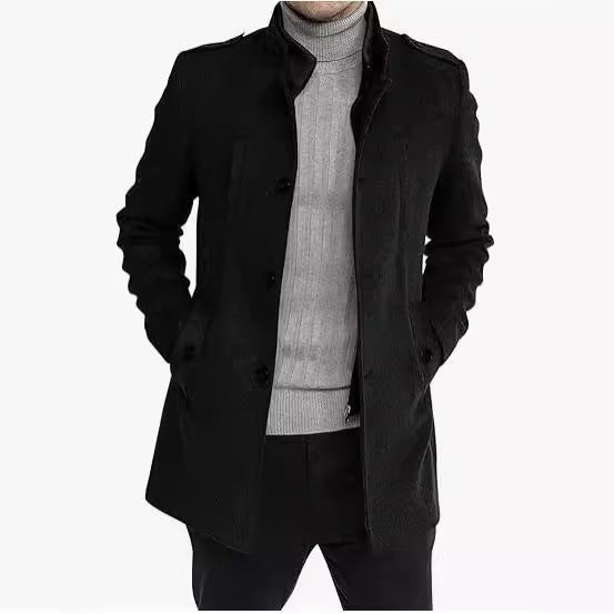 Stylish men's transition jacket with a modern fit and practical pockets Lune London