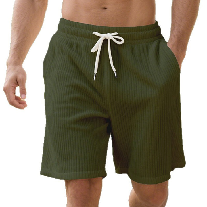 Casual men's pants in soft fabric with elastic waistband and practical side pockets Lune London