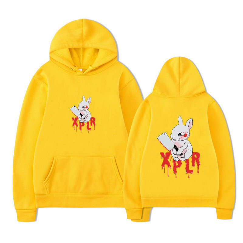 Women's hoodie with striking cartoon motif and comfortable fit Lune London