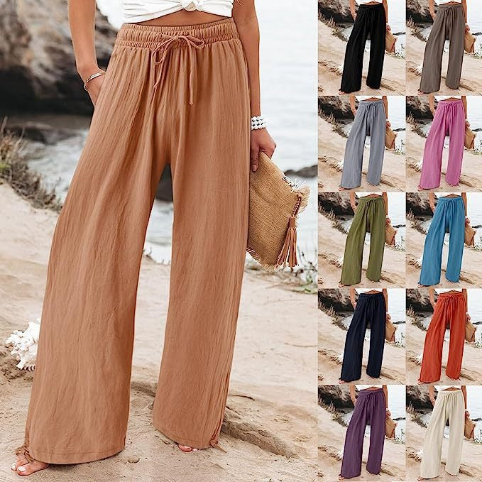 Chic and stylish loose and airy summer pants for women