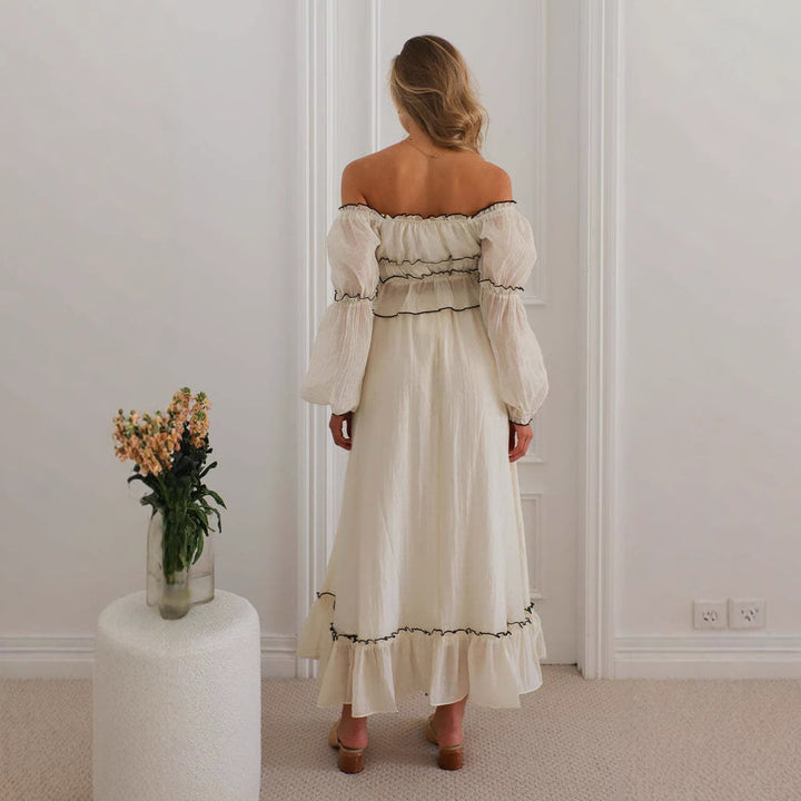 Top court aérien pour femmes avec volants et ceinture à nouer Chic & Stil