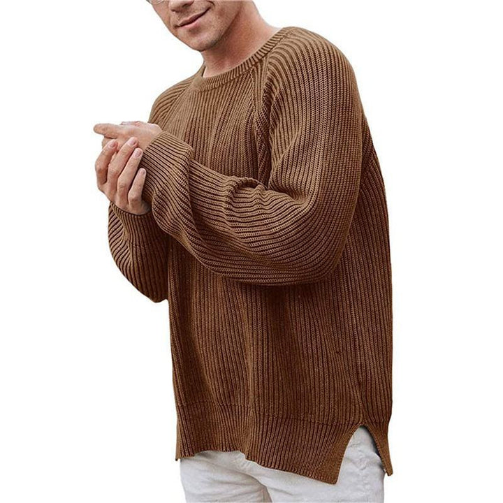 Elegant knit sweater for men with a textured design and a modern fit Lune London