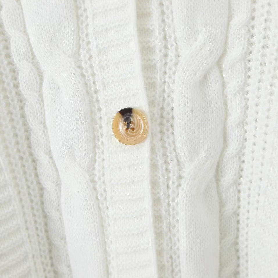 Cardigan confortable pour femmes avec décolleté en V Chic & Stil