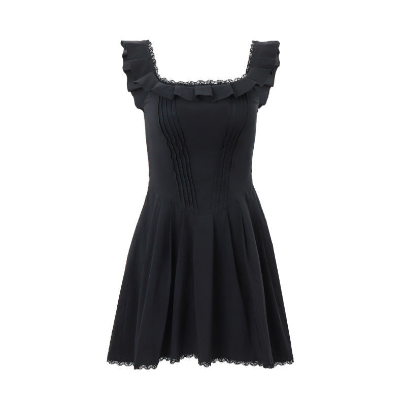 Fluid mini dress for women with ruffle details and a flattering cut Lune London