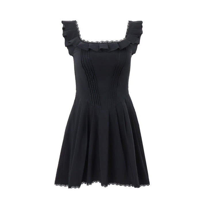 Fluid mini dress for women with ruffle details and a flattering cut Lune London