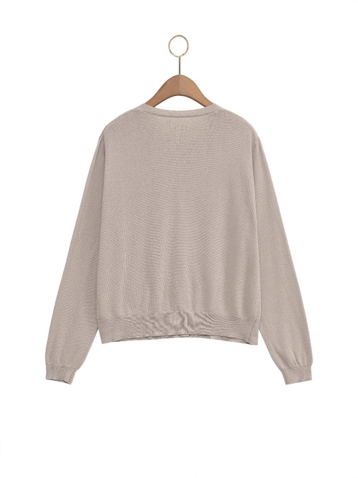 Ladies casual cardigan with button details Lune London