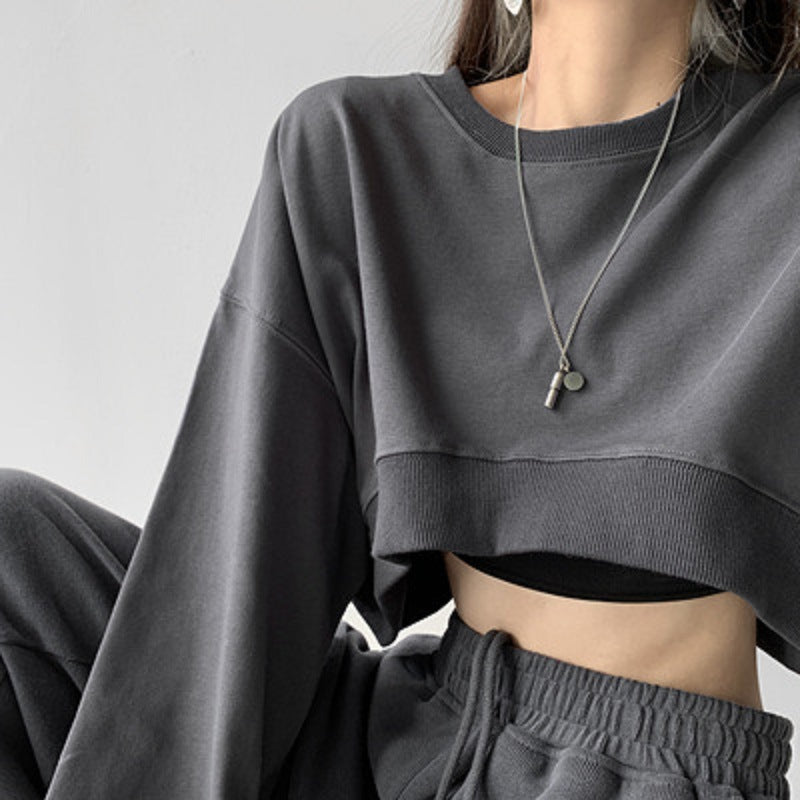 Women's Cropped Sweatshirt Lune London