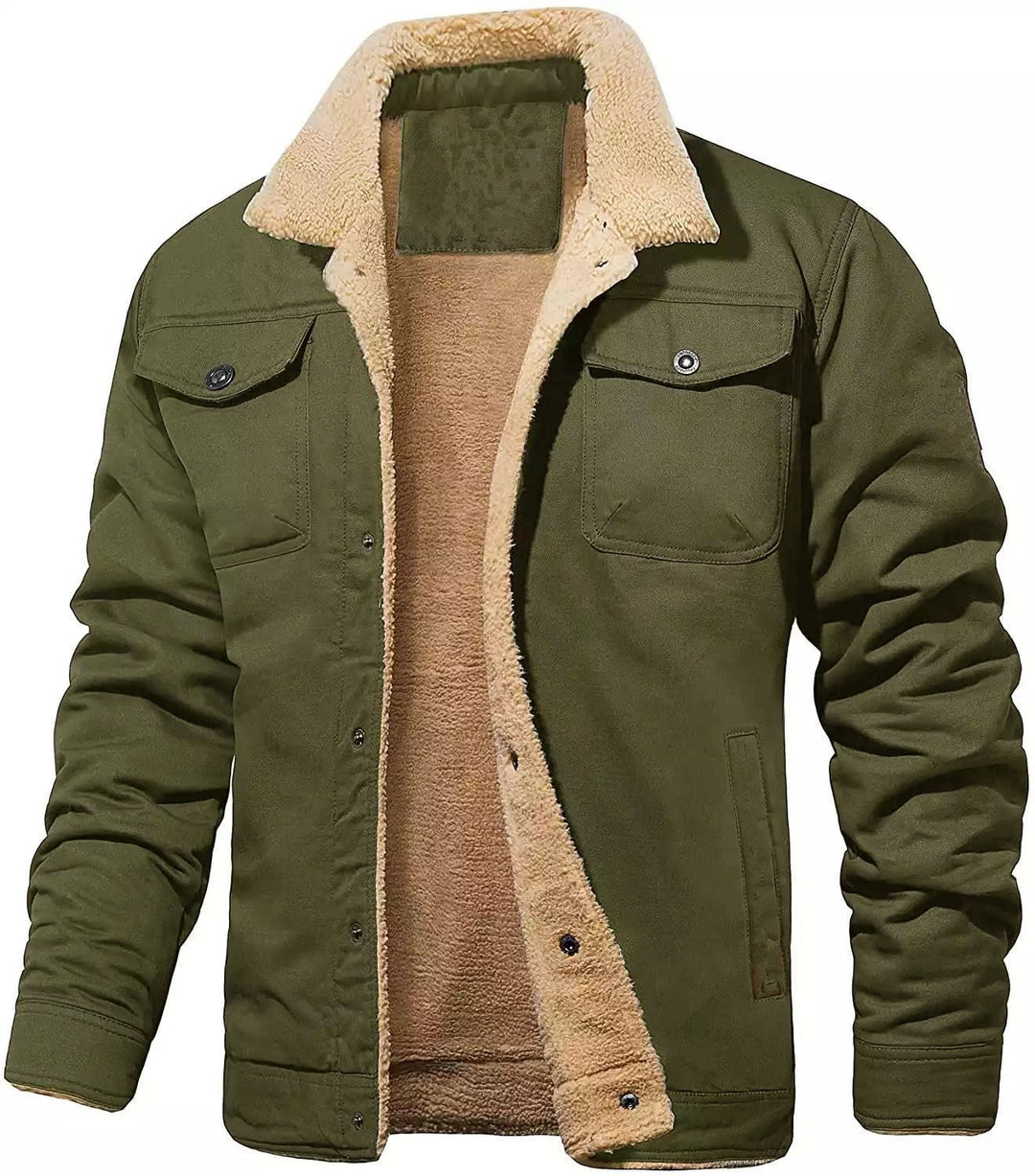 Jacket for men with reversible function and fleece lining Lune London