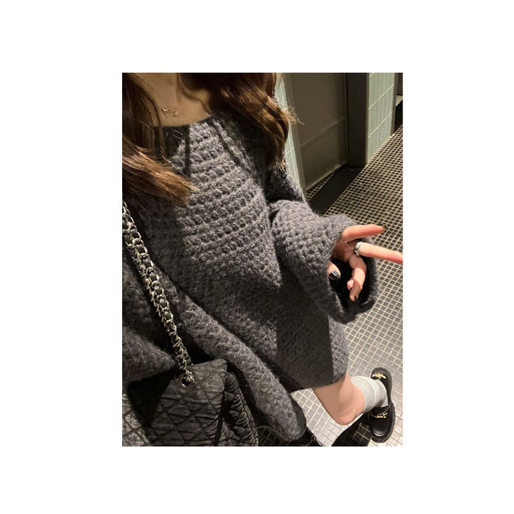 Pullover surdimensionné et confortable pour femmes en tricot épais Chic & Stil