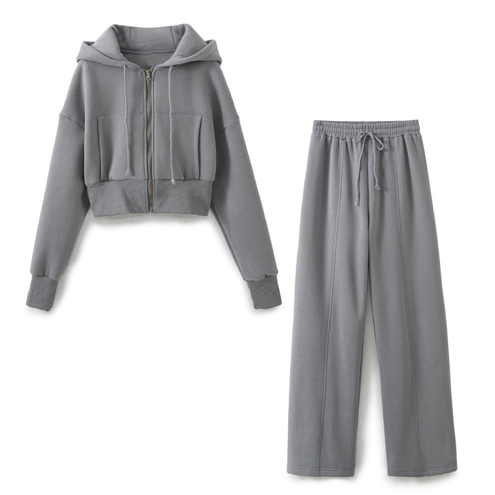 Lune London women's cropped hoodie set and jogger pants