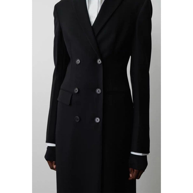 Blazer double boutonnage femme avec coupeLoose Chic & Stil