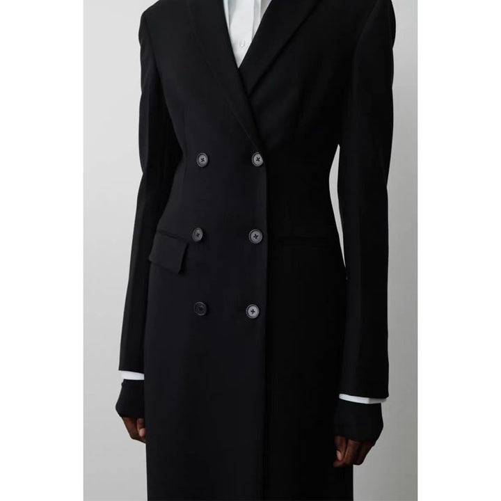 Blazer double boutonnage femme avec coupeLoose Chic & Stil
