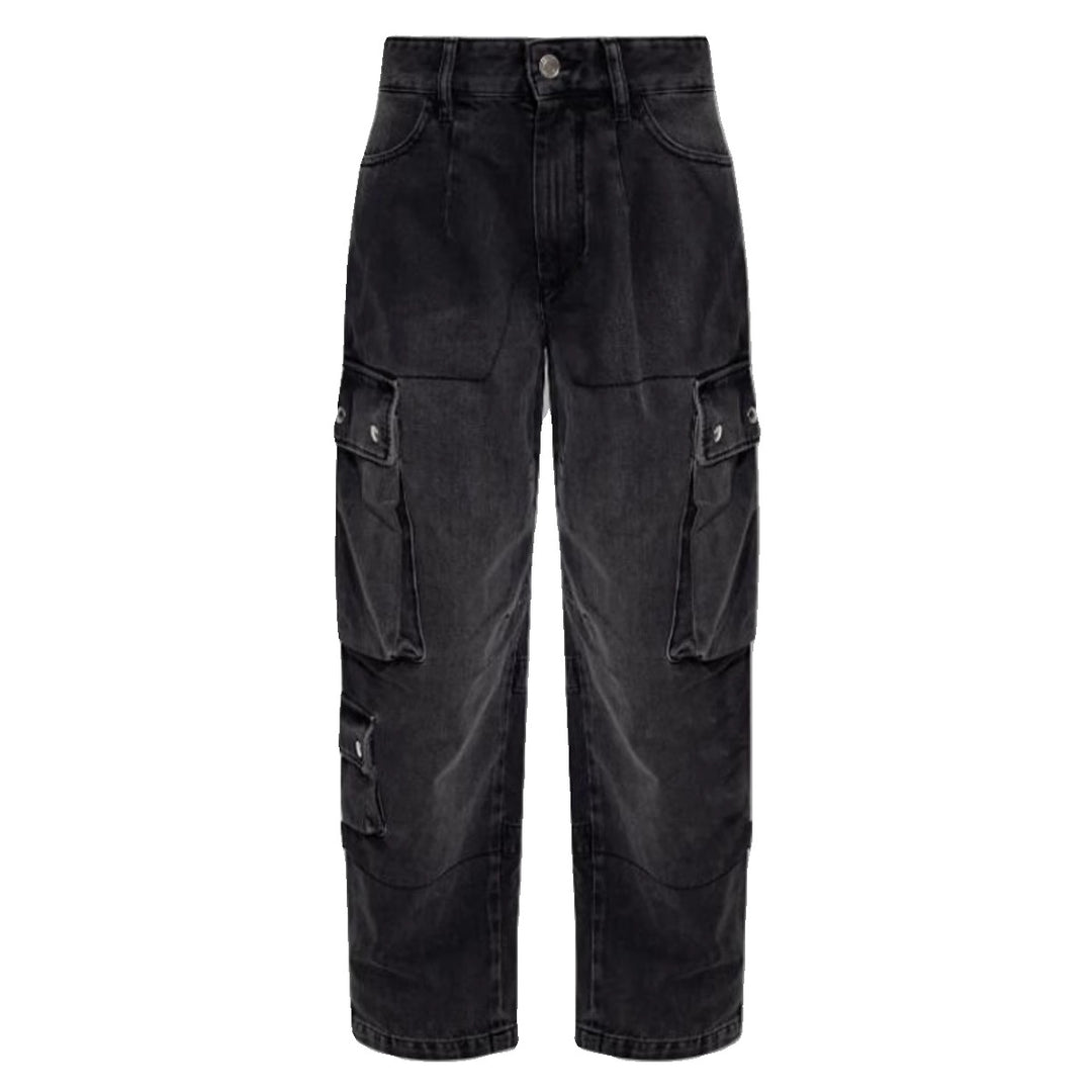 Pantalons cargo pour femmes avec une coupe ample et des poches pratiques Chic & Stil