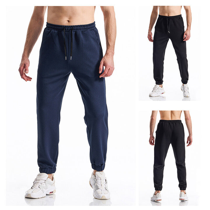 Lune London structured surface men's sport leisure pants