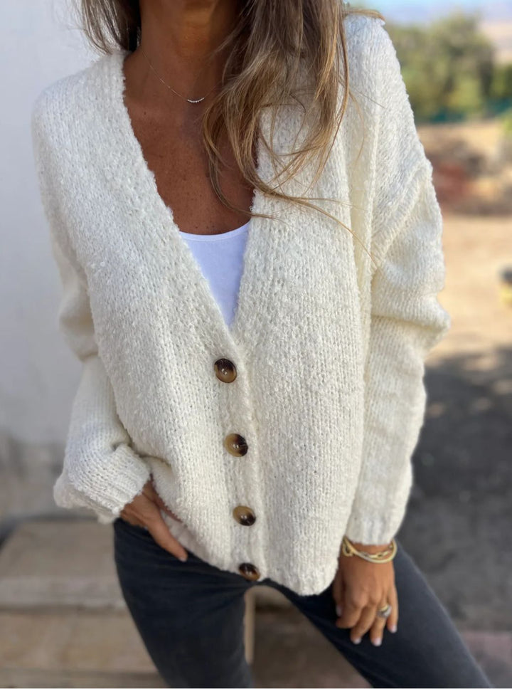 Ladies Comfortable Knit Vest with Chic and Stylish Button Details