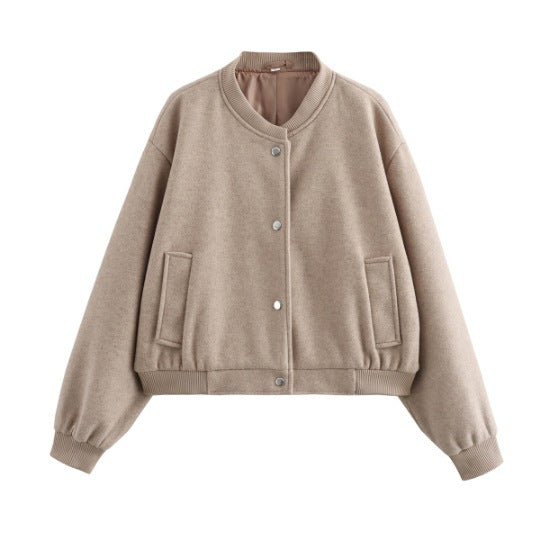 Women’s button sports jacket with practical pockets Lune London