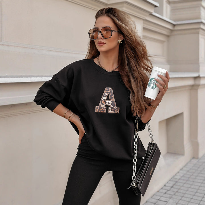 Lune London women's leopard print sweatshirt