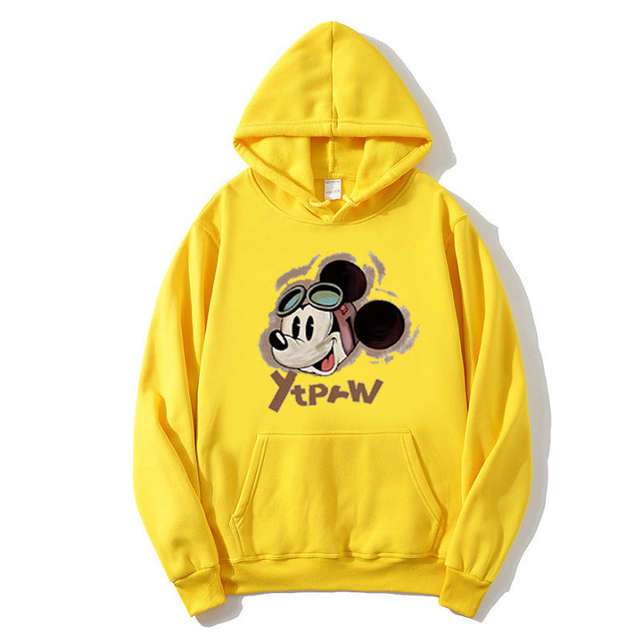 Women's hoodie with creative Mickey Mouse design Chic & Stil