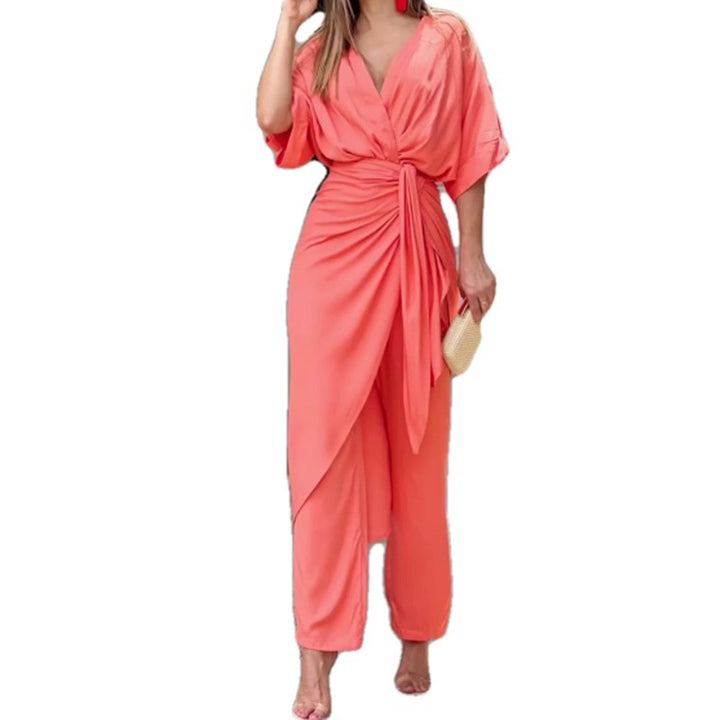 Combinaison élégante pour femmes avec design décontracté et définition de taille Chic & Stil