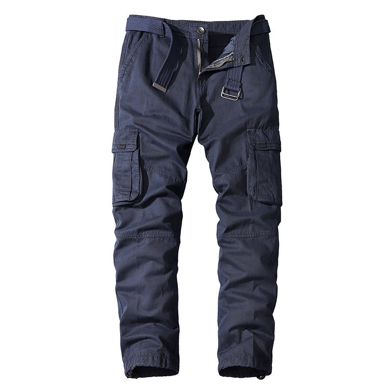 Multifunctional cargo pants for men with elastic waist and practical side pockets Lune London