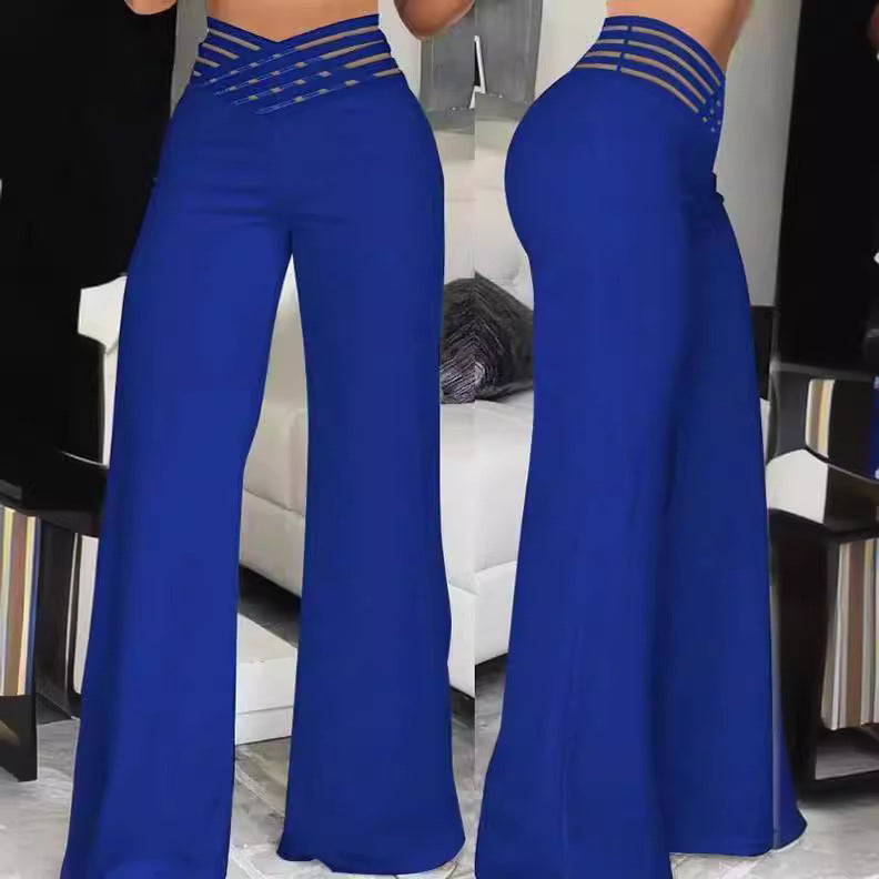High-waisted palazzo pants for women Lune London