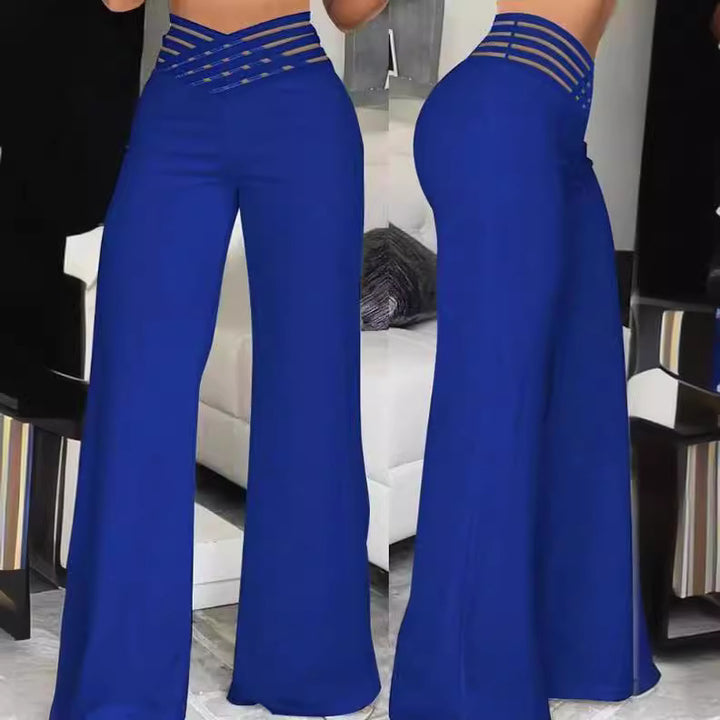 High-waisted palazzo pants for women Lune London