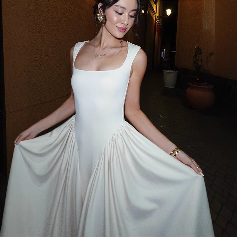 Robe maxi fluide pour femmes avec coupe sophistiquée Chic & Stil