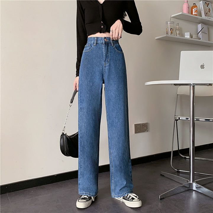 Jean large pour femmes à taille haute Chic & Stil