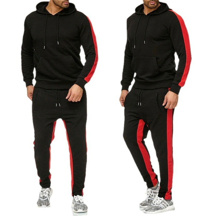 Men's sports tracksuit with contrasting side stripes Lune London