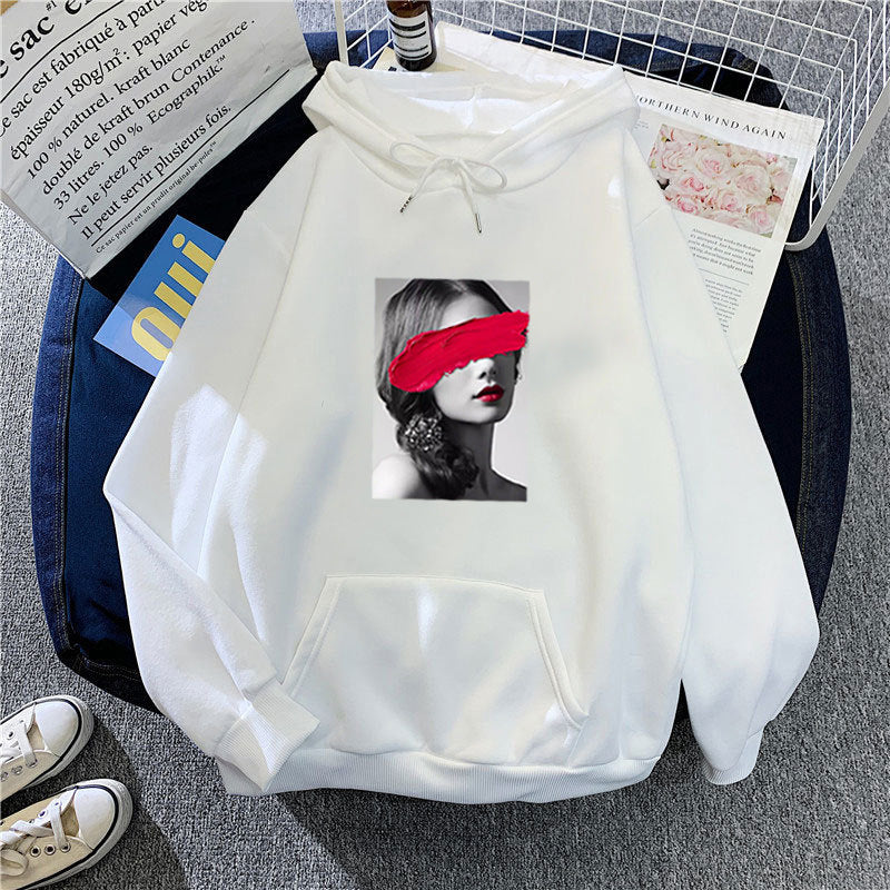 Women's hoodie with creative art design Chic & Stil