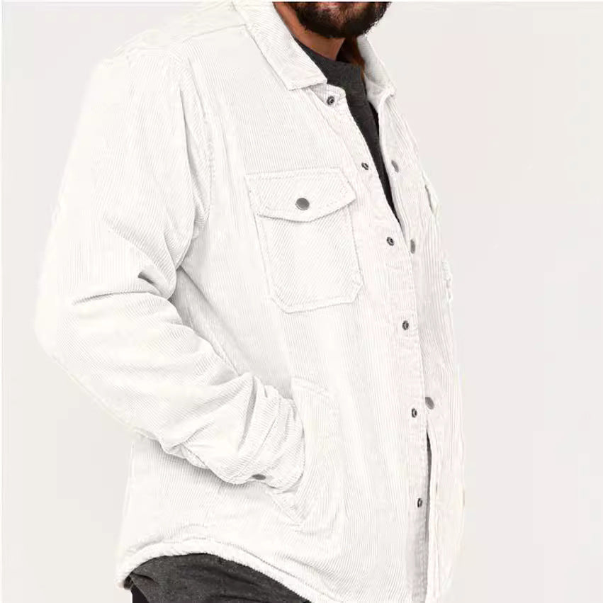 Men's corduroy jacket with practical pockets and elegant design Lune London