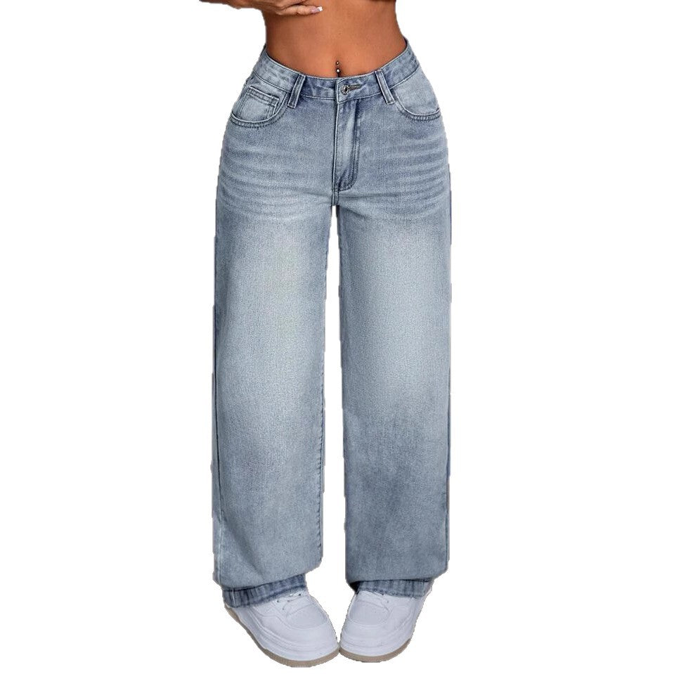Women Loose Jeans In Vintage Style Lune London