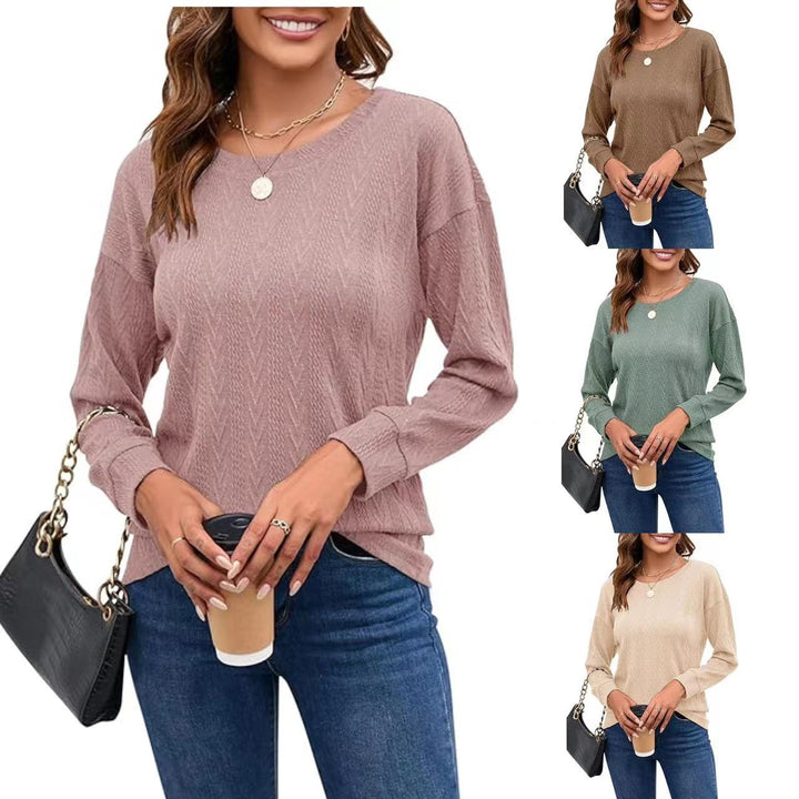 Women modern knit top with elegant decorative structures Lune London