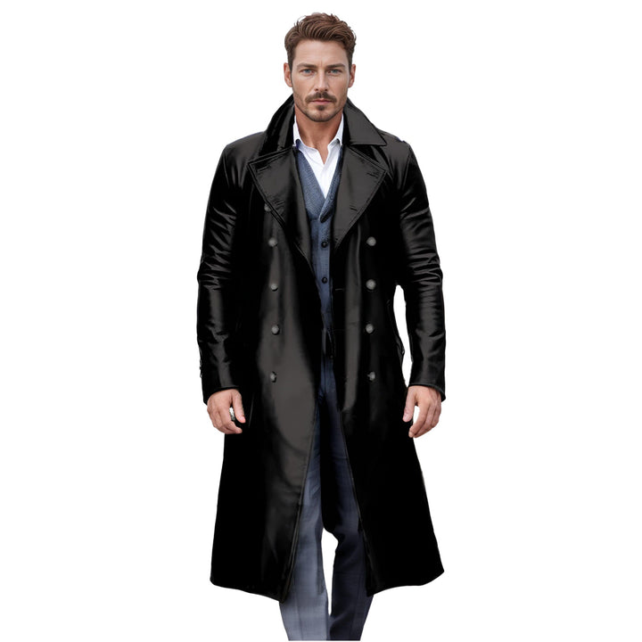 Elegant and modern leather coat for men Lune London