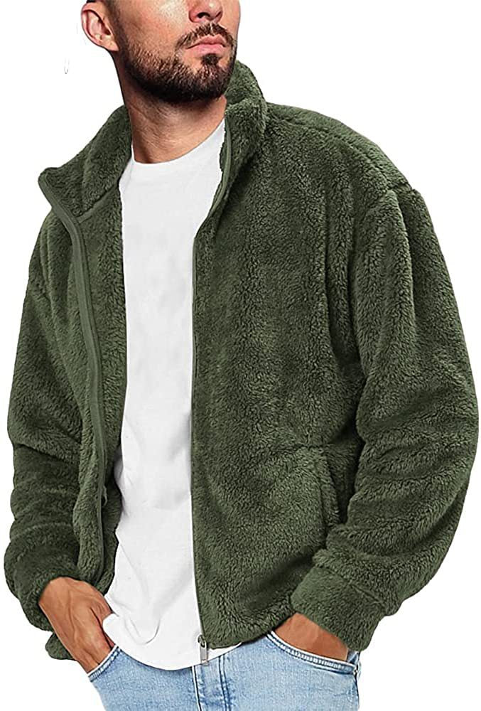 Men's Fleece Jacket with Soft Inner Lining and Practical Pockets Lune London