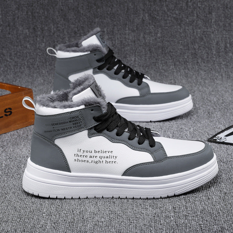 High-top sneakers for women with warm inner lining and non-slip sole Lune London