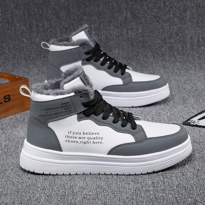 High-top sneakers for women with warm inner lining and non-slip sole Lune London