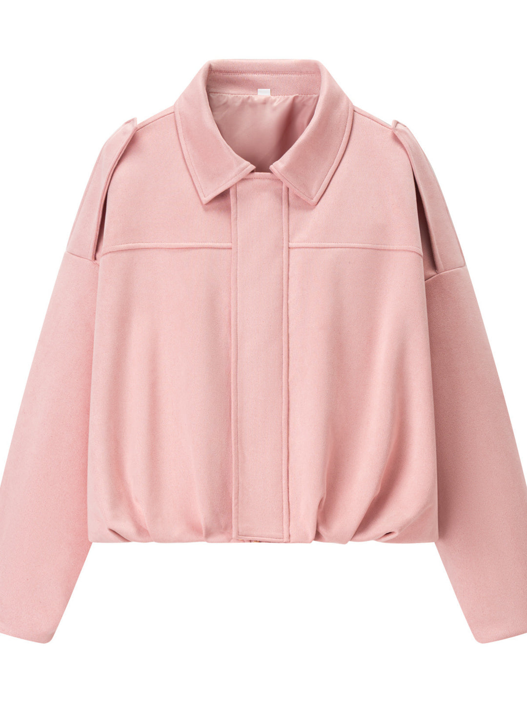 Short transitional jacket for women with modern details and a relaxed fit Lune London